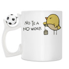 Кружка с футбольным мячиком