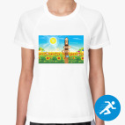 Женская спортивная футболка