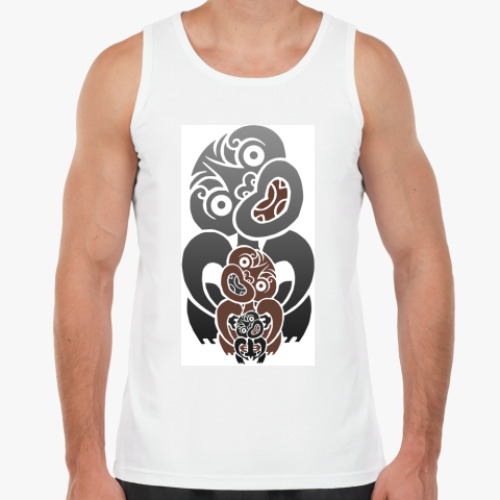 Майка с принтом Maori monkey's