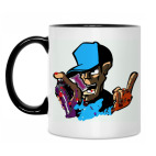 Кружка двухцветная