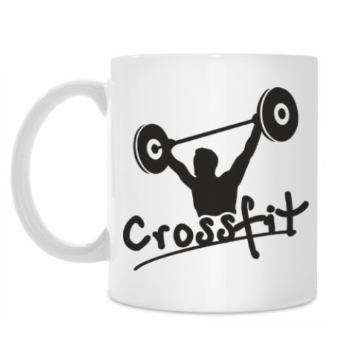 Кружка с принтом Crossfit