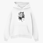 Толстовка худи оверсайз