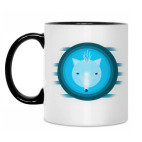 Кружка двухцветная