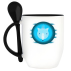 Кружка с ложкой