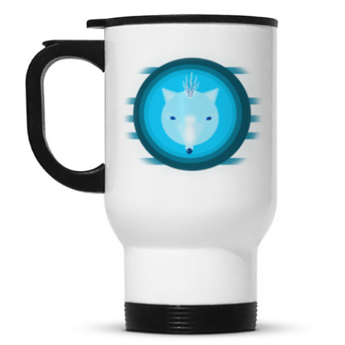 Кружка-термос с принтом Микс. Лис, Пегас