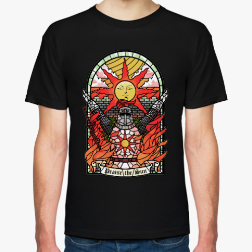 Футболка с принтом Praise the sun
