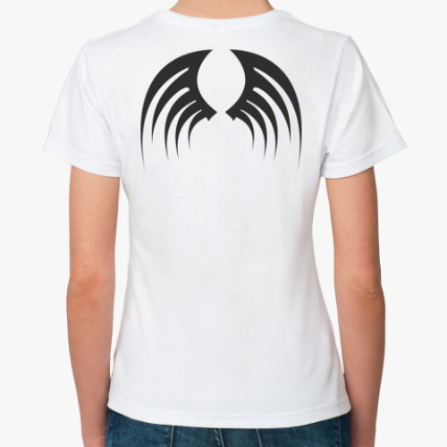 Классическая футболка с принтом Крылья