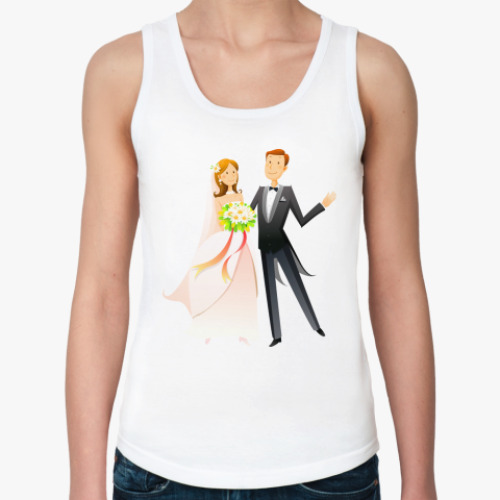 Женская майка с принтом Свадьба