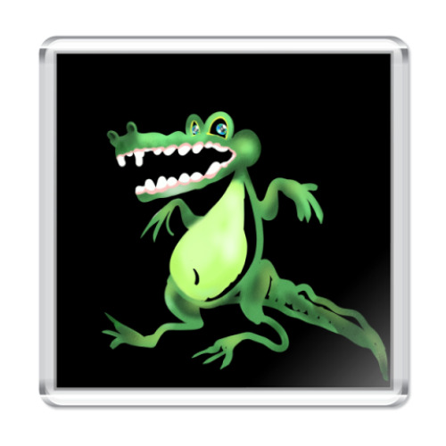 Магнит с принтом Крок