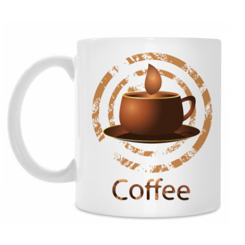 Кружка с принтом Кофе