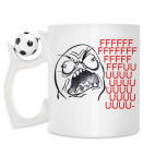 Кружка с футбольным мячиком