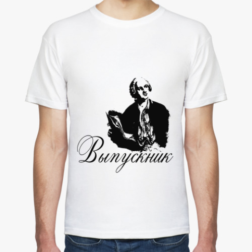 Футболка с принтом  Выпускника