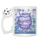 Кружка с футбольным мячиком