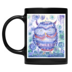 Кружка цветная UV-DTF