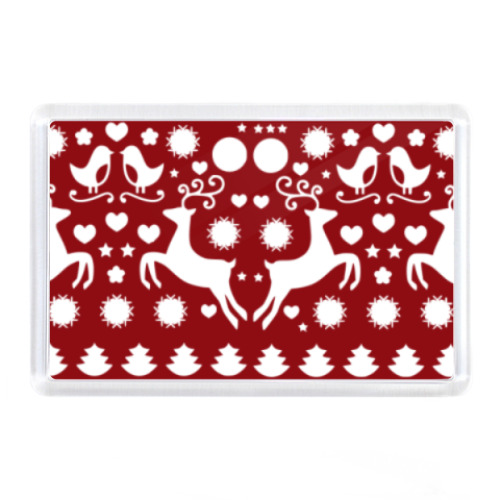 Магнит с принтом Новый год!