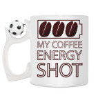 Кружка с футбольным мячиком