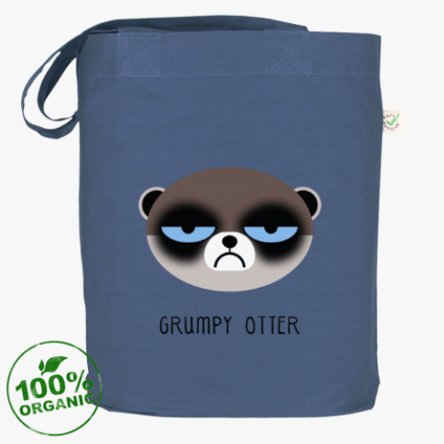 Сумка шоппер с принтом Grumpy Animals