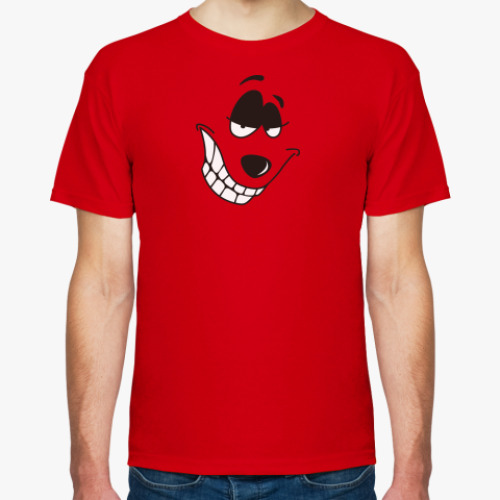 Футболка с принтом Улыбка