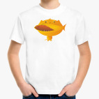 Детская классическая футболка кошка