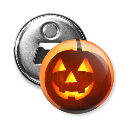 Магнит-открывашка с принтом halloween pumpkin