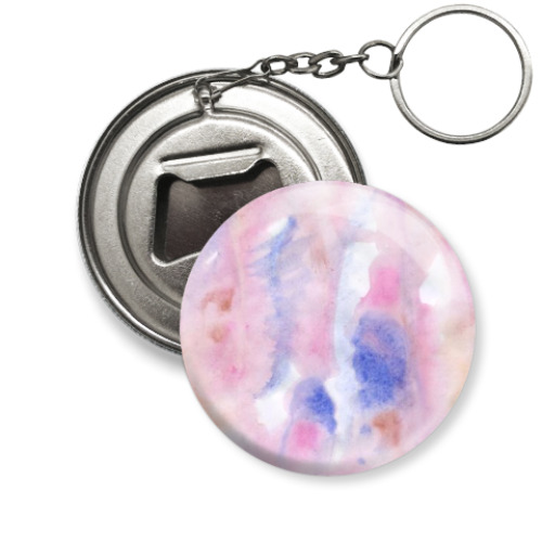 Брелок-открывашка с принтом 'Акварель'