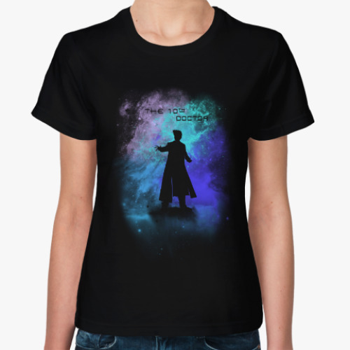 Женская футболка с принтом Doctor Who - the tenth (10th)