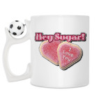 Кружка с футбольным мячиком