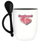 Кружка с ложкой