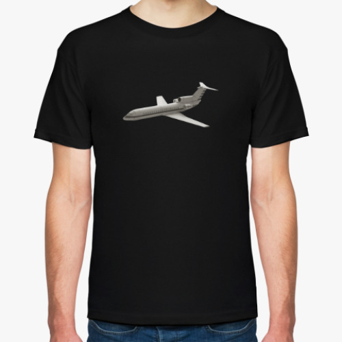 Футболка с принтом Модель самолета
