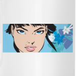 Девушка в стиле комикс