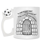 Кружка с футбольным мячиком