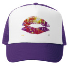 Кепка Trucker (фиолетовая) Поцелуй Москвы