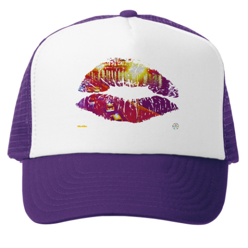 Кепка-тракер с принтом Поцелуй Москвы