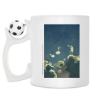 Кружка с футбольным мячиком