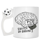 Кружка с футбольным мячиком