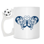 Кружка с футбольным мячиком