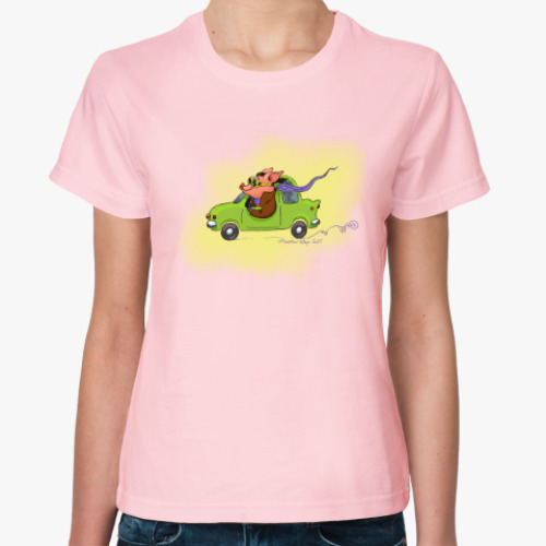 Женская футболка с принтом 'Joyride'