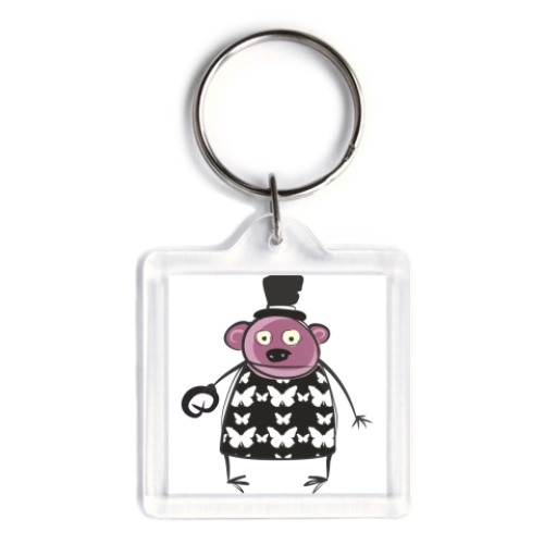 Брелок с принтом  'Медвед'