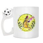Кружка с футбольным мячиком