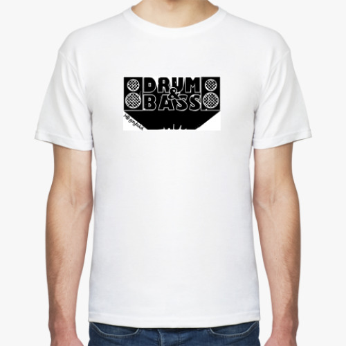Футболка с принтом Drum&Bass