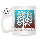 Кружка с футбольным мячиком