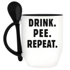 Кружка с ложкой