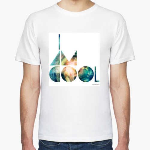 Футболка с принтом I am cool