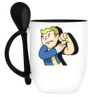 Кружка с ложкой