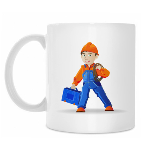 Кружка с принтом Монтёр