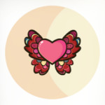 Сердце-бабочка