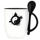 Кружка с ложкой