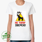 Женская футболка органик