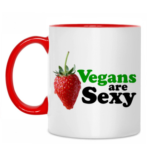 Кружка с принтом Vegans