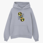 Толстовка худи оверсайз